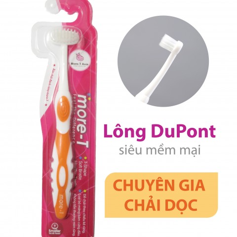 MT02 Bàn chải người lớn màu cam